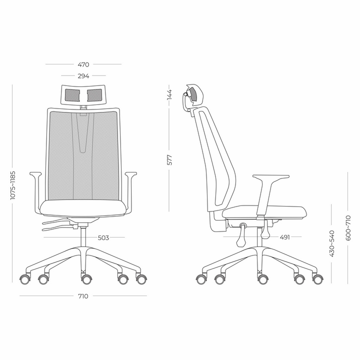 Cadeira de Escritório Addit - miniatura 4
